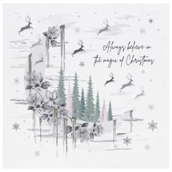 White Christmas Crescent Moon Box Of 6 Christmas Cards>Five Dollar Shake Discount