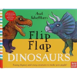 Flip Flap Dinosaurs Book><noscript><img width=