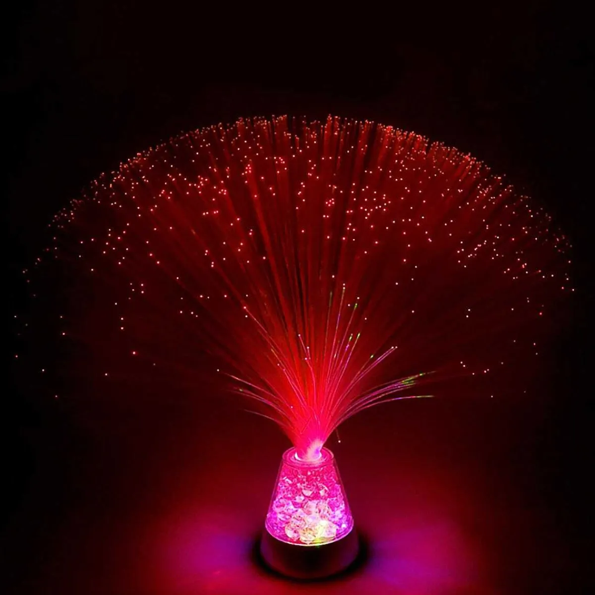 Colour Changing Fibre Optic Ice Lamp>Funtime New