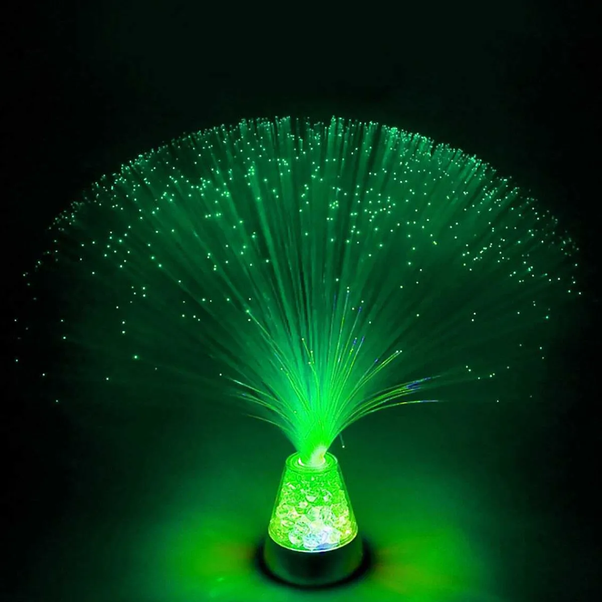 Colour Changing Fibre Optic Ice Lamp>Funtime New