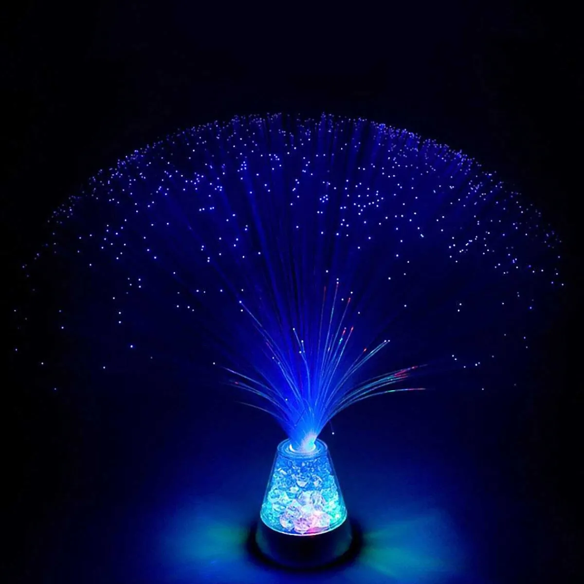Colour Changing Fibre Optic Ice Lamp>Funtime New
