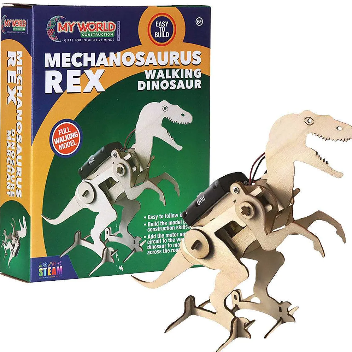 My World Mechanosaurus Rex Walking Dinosaur>Funtime Fashion