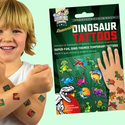 Prehistoric World Removable Dinosaur Tattoos><noscript><img width=