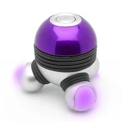 Vibrating Body Massager With Led Lights Purple>Funtime New
