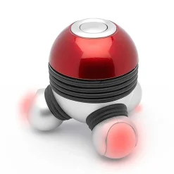 Vibrating Body Massager With Led Lights Red>Funtime Store