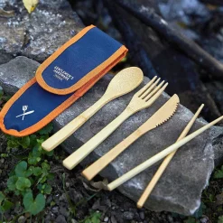 Gentlemen's Hardware Travel Bamboo Cutlery Set>Gentlemen's Hardware Discount