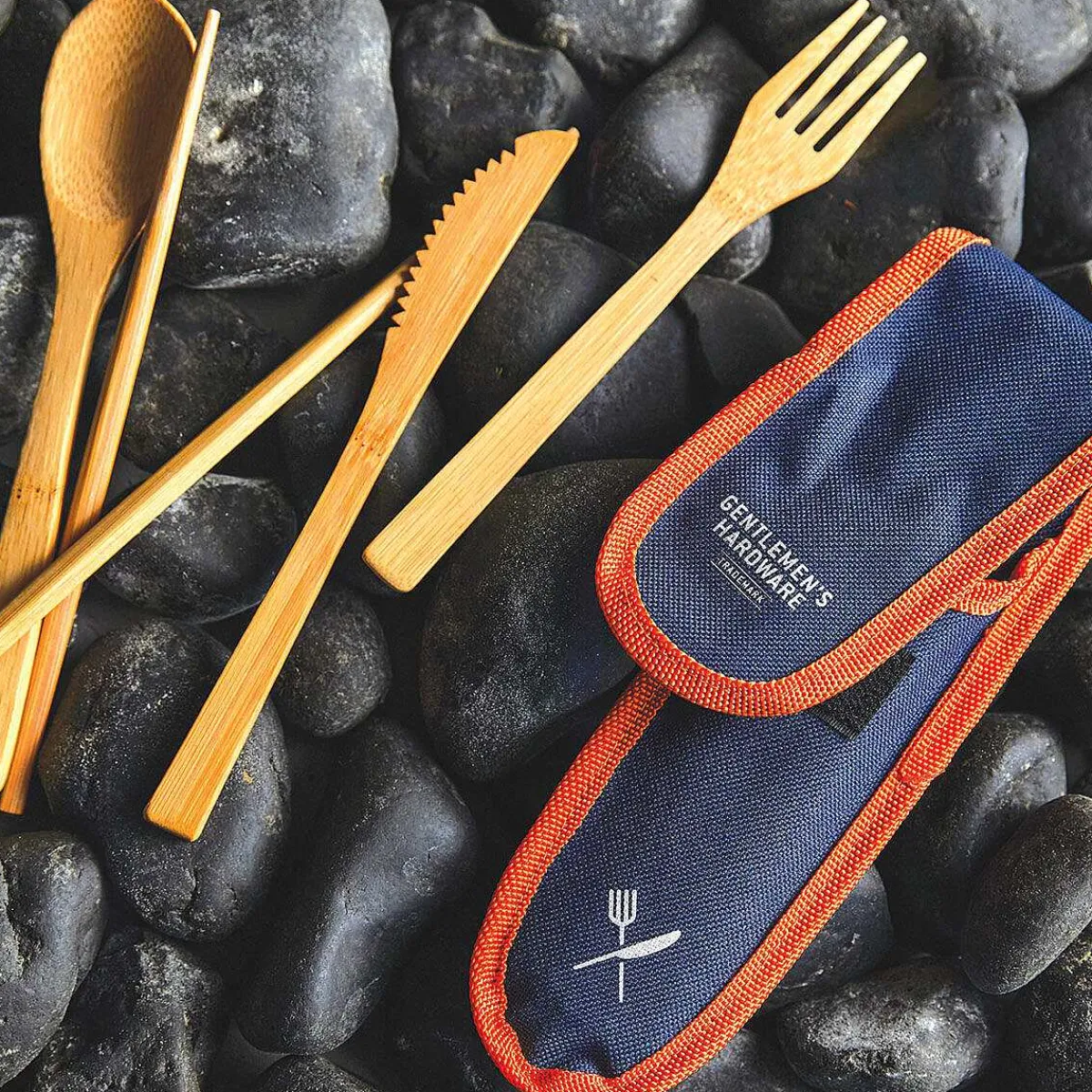 Gentlemen's Hardware Travel Bamboo Cutlery Set>Gentlemen's Hardware Discount