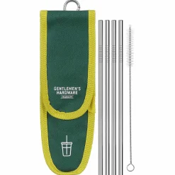 Gentlemen's Hardware Travel Metal Straw Set>Gentlemen's Hardware Best Sale