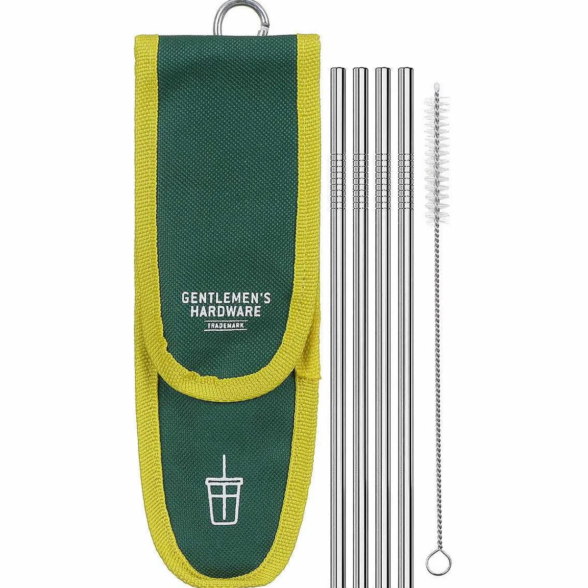 Gentlemen's Hardware Travel Metal Straw Set>Gentlemen's Hardware Best Sale