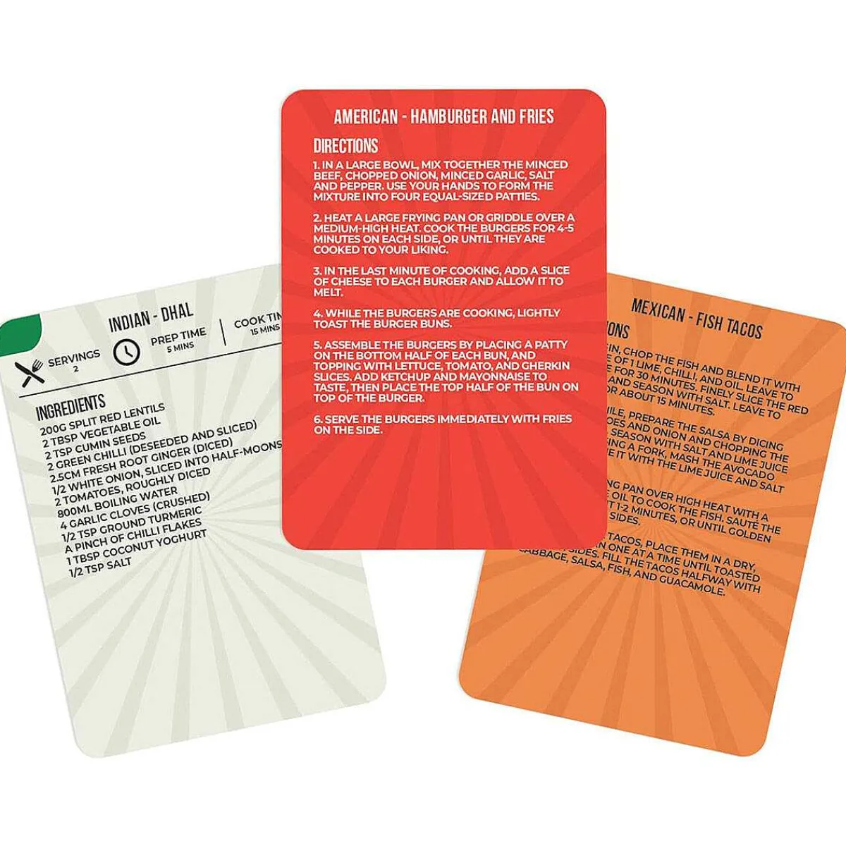 100 Takeaway Recipes Cards>Gift Republic Hot