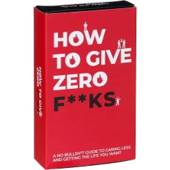 How To Give Zero F*Cks 100 Card Pack><noscript><img width=