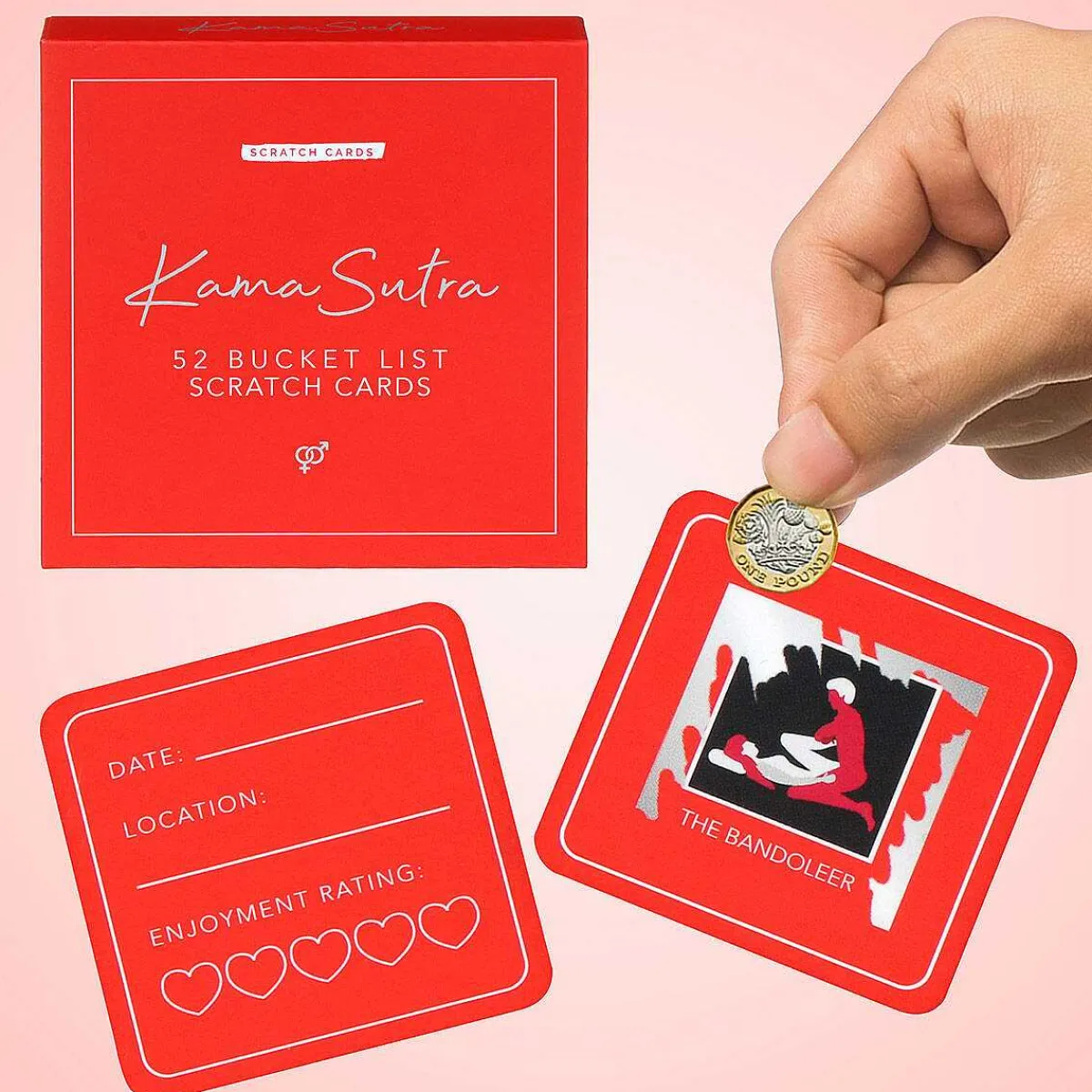 Kama Sutra Bucket List Scratch Cards>Gift Republic Clearance