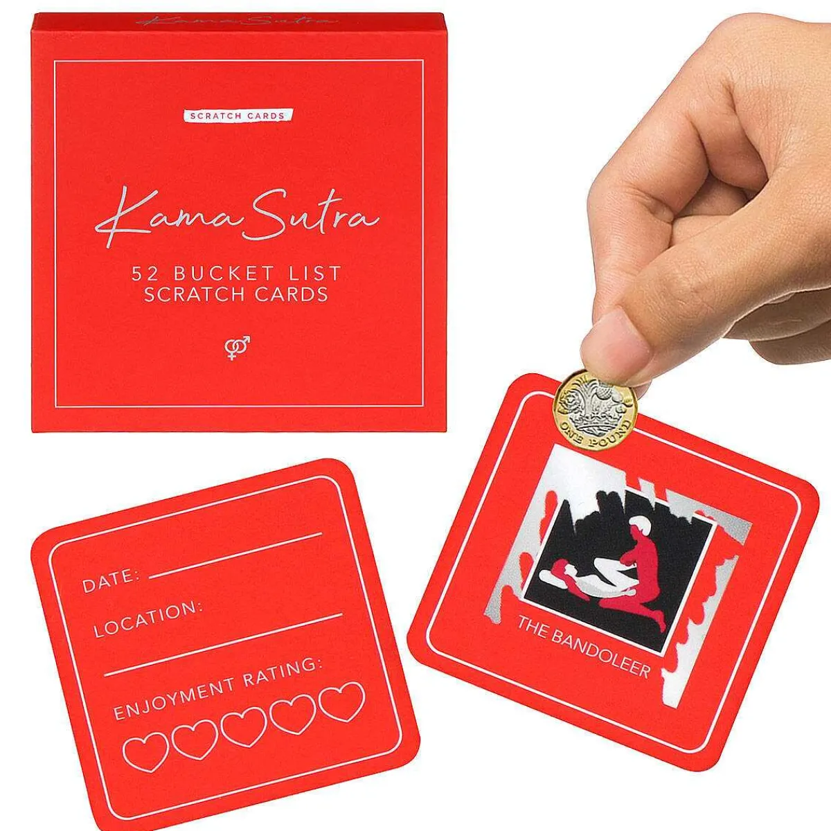 Kama Sutra Bucket List Scratch Cards>Gift Republic Clearance