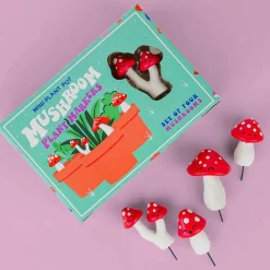 Mini Plant Pot Mushroom Plant Markers>Gift Republic Online