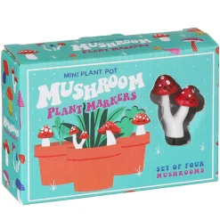 Mini Plant Pot Mushroom Plant Markers><noscript><img width=