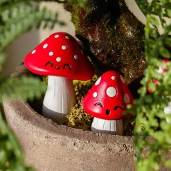 Mini Plant Pot Mushroom Plant Markers><noscript><img width=