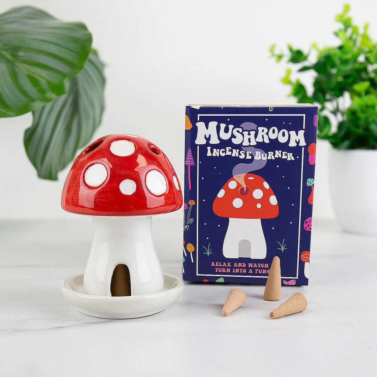 Mushroom Incense Burner>Gift Republic Sale