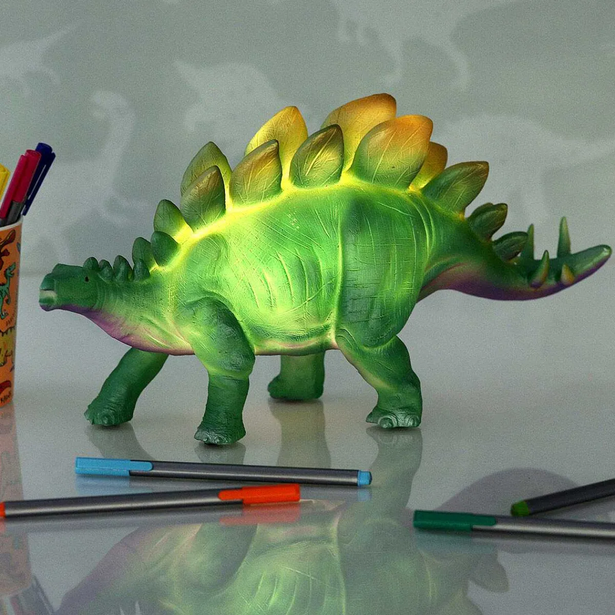 Large Stegosaurus Led Light Up Dinosaur>Gisela Graham Fashion