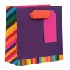Colour Hub Purple Small Gift Bag>Glick Online