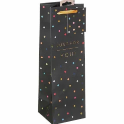 Just For You Spots Bottle Gift Bag>Glick Cheap