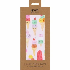 Kate Mcfarlane Cool Ice Cream Tissue Paper>Glick New