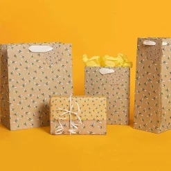 Kraft Bees Bottle Gift Bag>Glick Sale