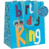 Paper Salad Birthday King Medium Birthday Gift Bag>Glick Clearance