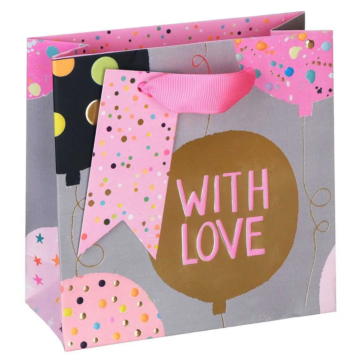Paper Salad Pink Balloons Small Gift Bag>Glick Discount