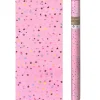 Paper Salad Stars Pink Luxury Roll Wrap 4M X 50Cm>Glick Fashion