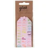 Pink Birthday Script Gift Tags>Glick Shop