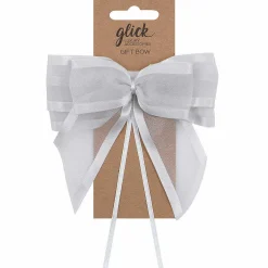 Silver Luxury Ribbon Bow>Glick Online