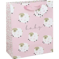 Stephanie Dyment Sheep Pink Large Gift Bag><noscript><img width=