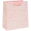 'Welcome To The World' Pink Medium Gift Bag>Glick Outlet