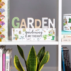 Green Fingers 'Gardening Is My Therapy' Plaque><noscript><img width=