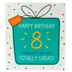 8 And Totally Great Birthday Card>Happy Jackson Cheap