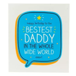 Bestest Daddy Birthday Card>Happy Jackson Store