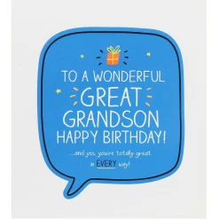 Great Grandson Birthday Card>Happy Jackson New
