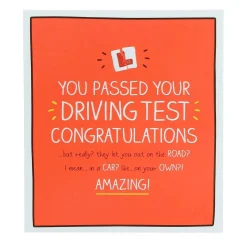 Let You On The Road? Driving Test Congratulations Card>Happy Jackson Fashion