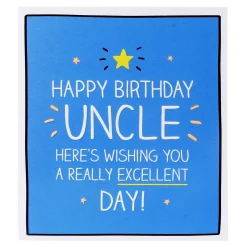 Really Excellent Uncle Birthday Card>Happy Jackson Discount