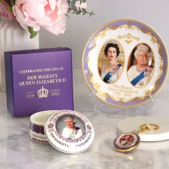 Her Majesty Queen Elizabeth Ii Commemorative 6 Inch Plate><noscript><img width=