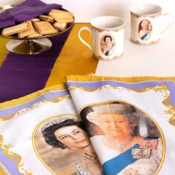 Her Majesty Queen Elizabeth Ii Commemorative Tea Towel>Temptation Gifts Best