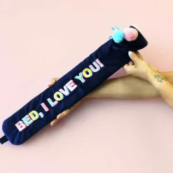 'Bed, I Love You' Long Hot Water Bottle><noscript><img width=