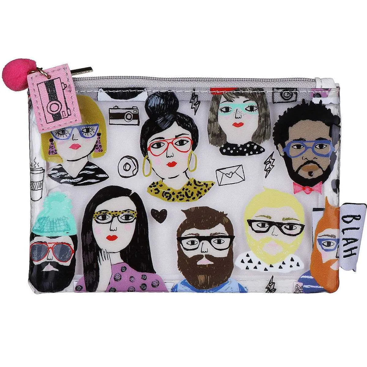 Blah Zip Pouch>House Of Disaster Best