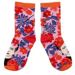 Frida Kahlo Fruit Bamboo Socks><noscript><img width=