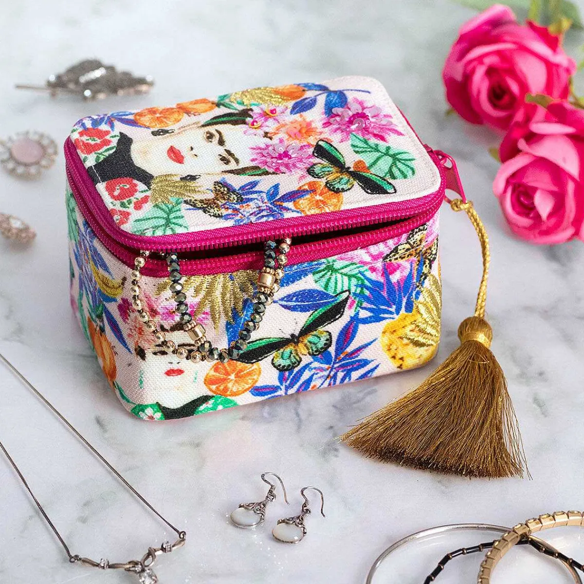 Frida Kahlo Fruit Jewellery Box>House Of Disaster New