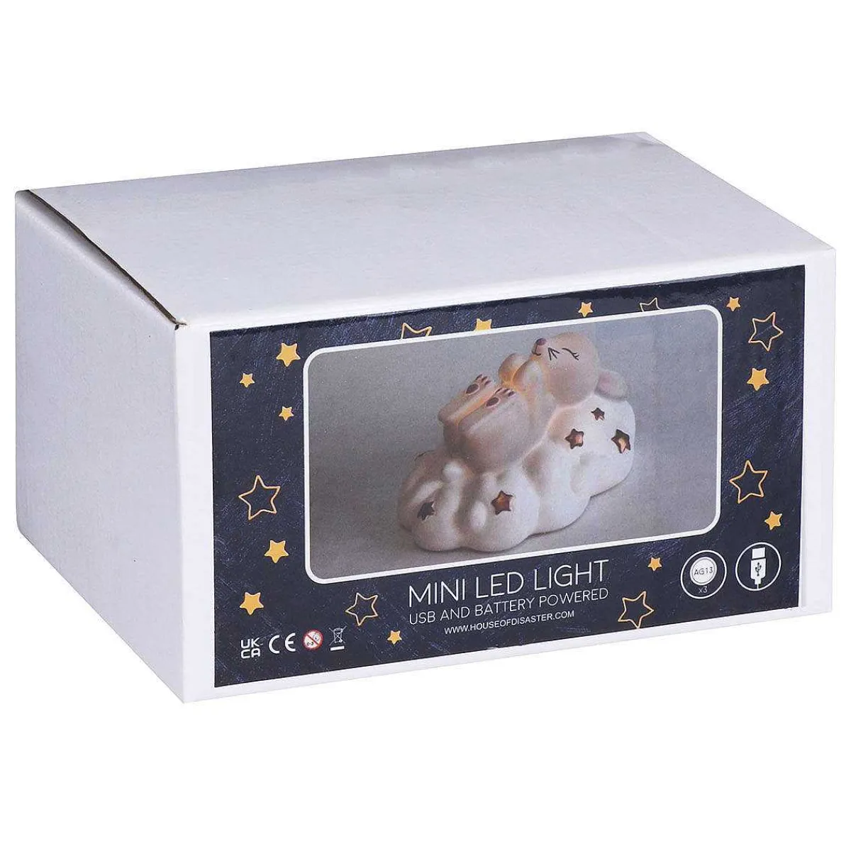 Led Rechargeable Rabbit On A Cloud Mini Lamp>House Of Disaster Sale