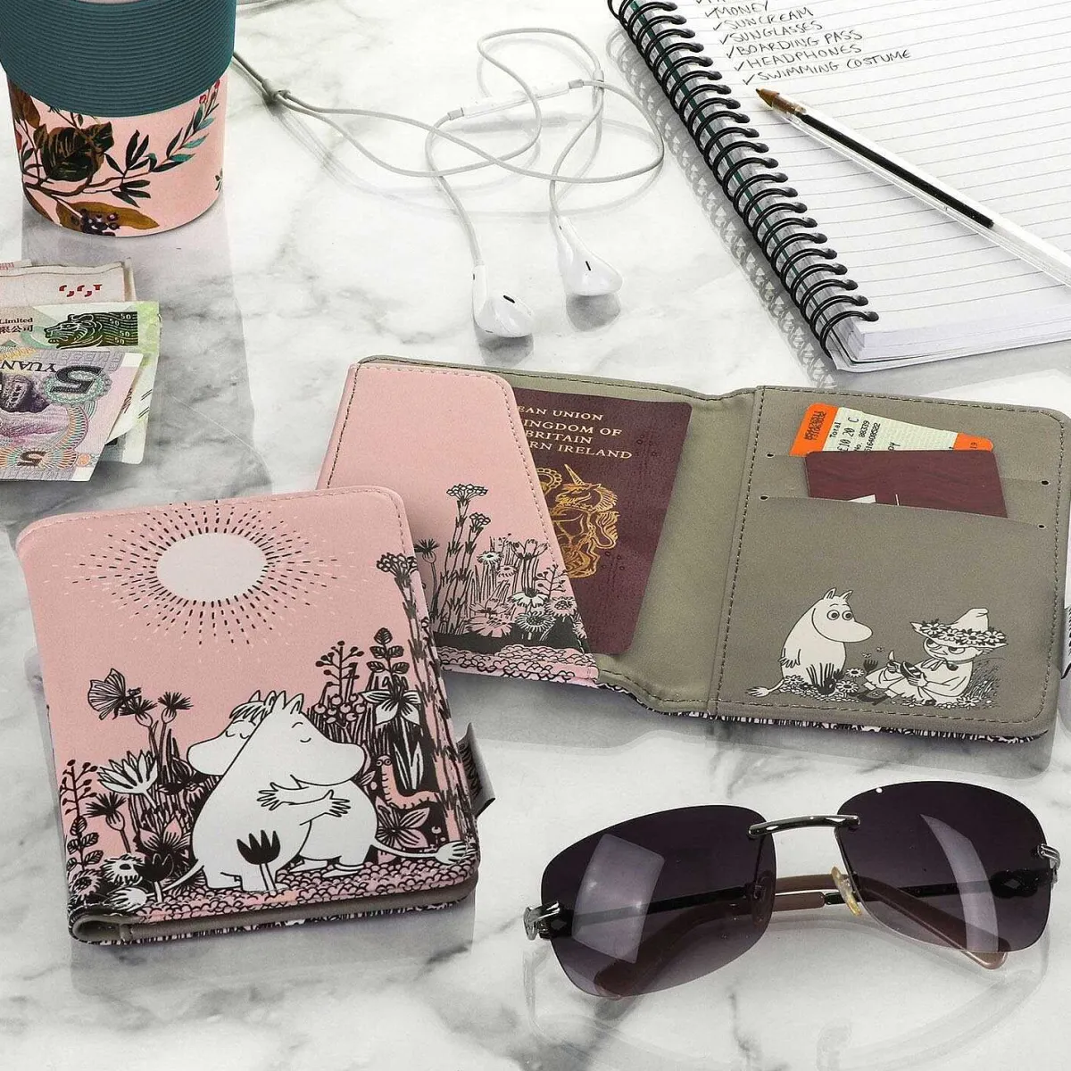 Moomin 'Love' Passport Holder>House Of Disaster Store