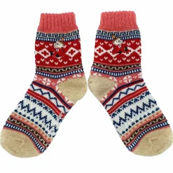 Moomin Fair Isle Little My Socks><noscript><img width=