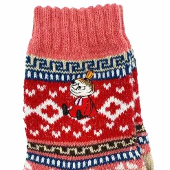Moomin Fair Isle Little My Socks><noscript><img width=