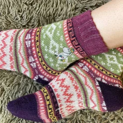 Moomin Fair Isle Snorkmaiden Socks><noscript><img width=